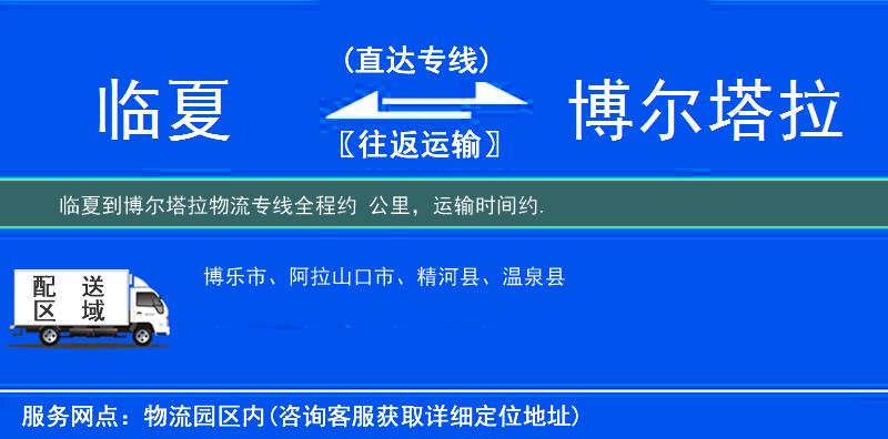 臨夏到博爾塔拉物流專線